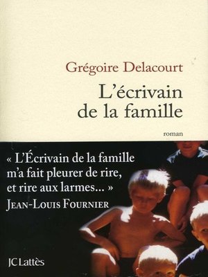 cover image of L'écrivain de la famille